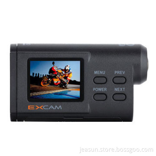 Bidirectional Remote Controller Full HD 1080p Sport Helmet Camera with 50 Meters Waterproof